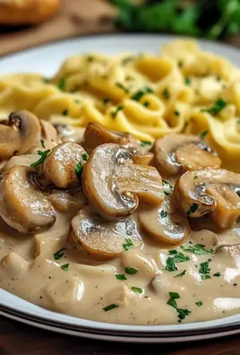 Medaillons in Champignon Rahmsoße mit Spätzle 28 Medaillons in Champignon Rahmsoße mit Spätzle