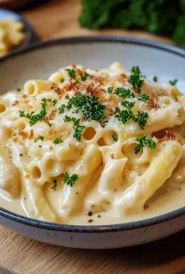 Nudeln in Käse Sahne Soße
