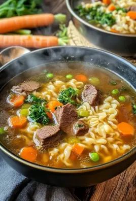 Nudelsuppe mit Rindfleisch 24 Nudelsuppe mit Rindfleisch