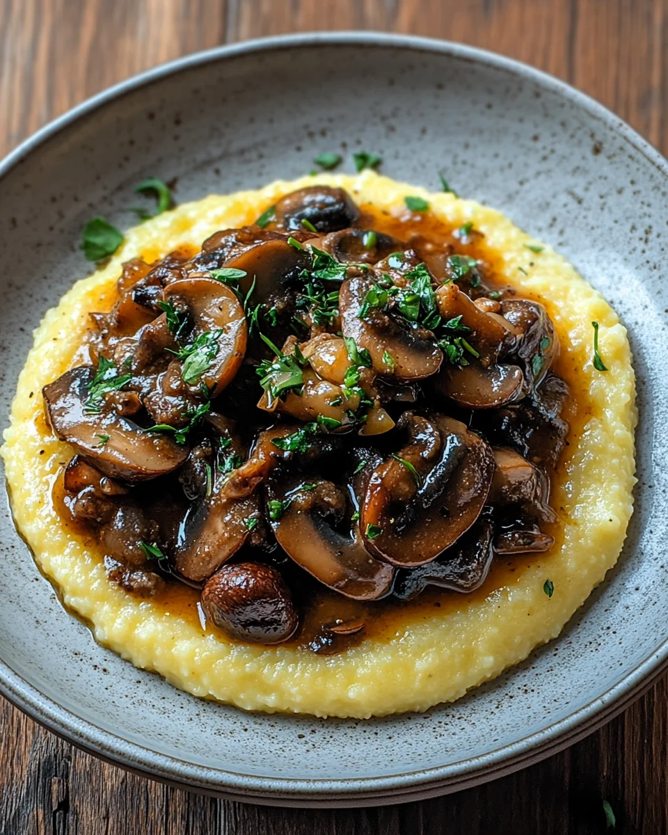 Pilzragout auf Parmesan-Polenta 20 Pilzragout auf Parmesan-Polenta