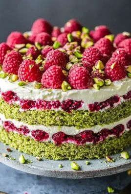 Pistazien-Himbeer-Torte mit Mascarpone-Creme 23 Pistazien-Himbeer-Torte mit Mascarpone-Creme