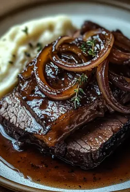 Rinderbrust in Balsamico-Zwiebelsoße 25 Rinderbrust in Balsamico-Zwiebelsoße