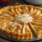 Saftige Apfeltarte mit Rahmguss