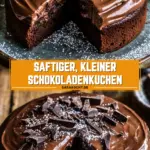 Saftiger, kleiner Schokoladenkuchen 21 Pinterest Hidden Image