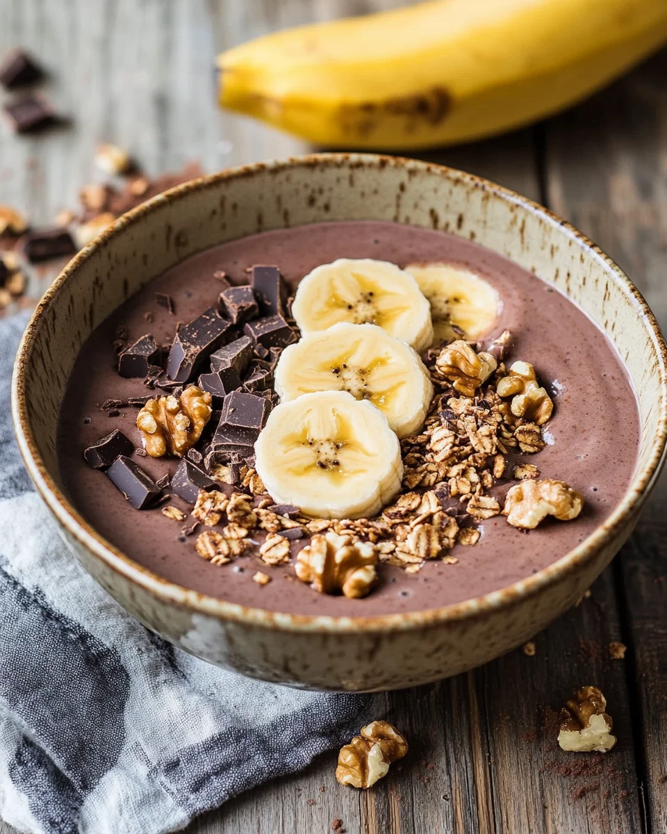 Schoko-Smoothie-Bowl
