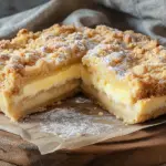 Streuselkuchen mit Pudding