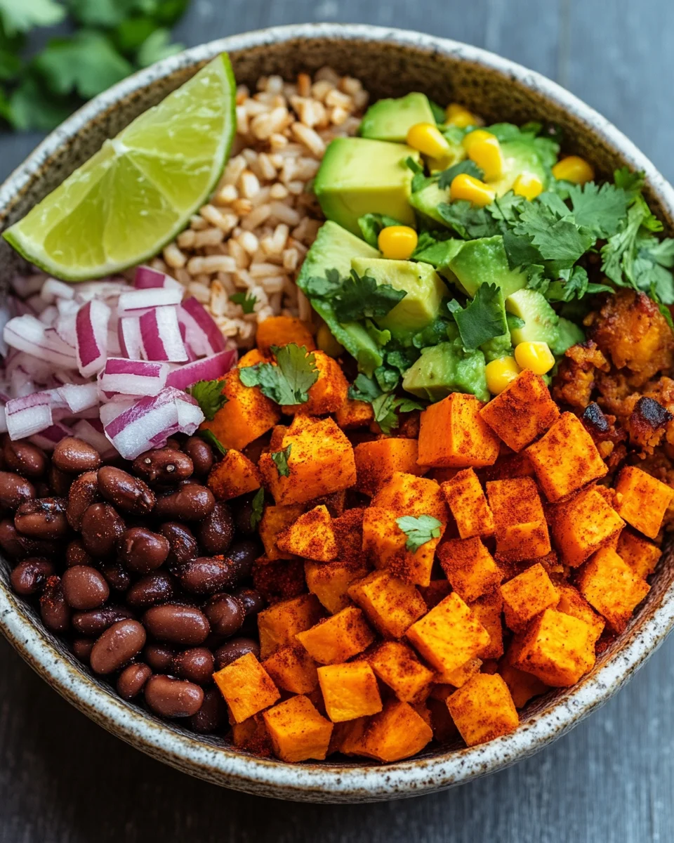 Süßkartoffel Burrito Bowl 22 Süßkartoffel Burrito Bowl