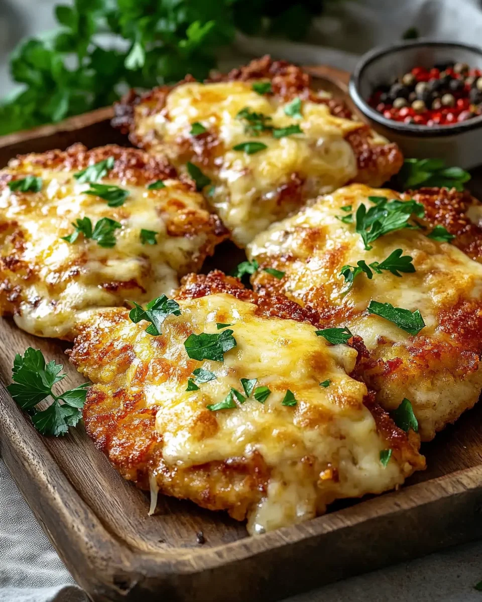 Überbackene Partyschnitzel 21 Überbackene