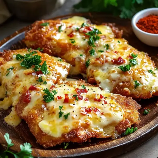 Überbackene Partyschnitzel