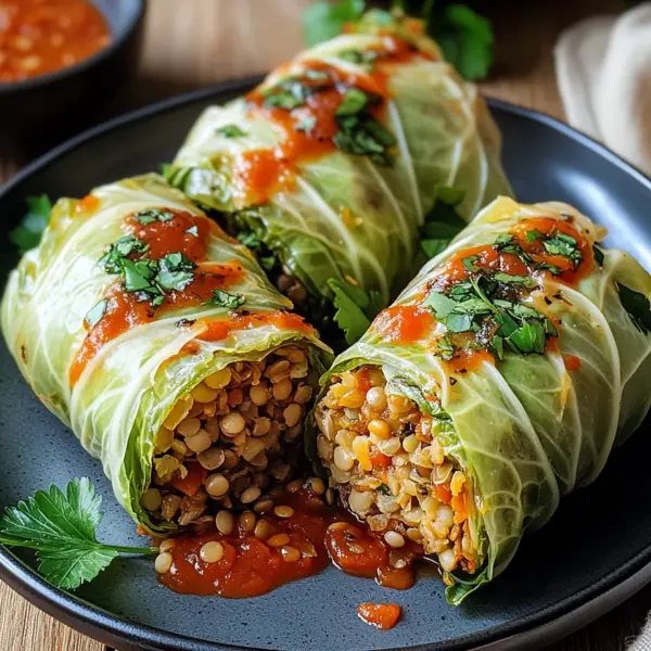 Vegane Kohlrouladen