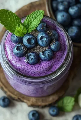 Veganer Blaubeer-Chia-Pudding 24 Veganer Blaubeer-Chia-Pudding