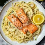 Zitronen Lachs Pasta