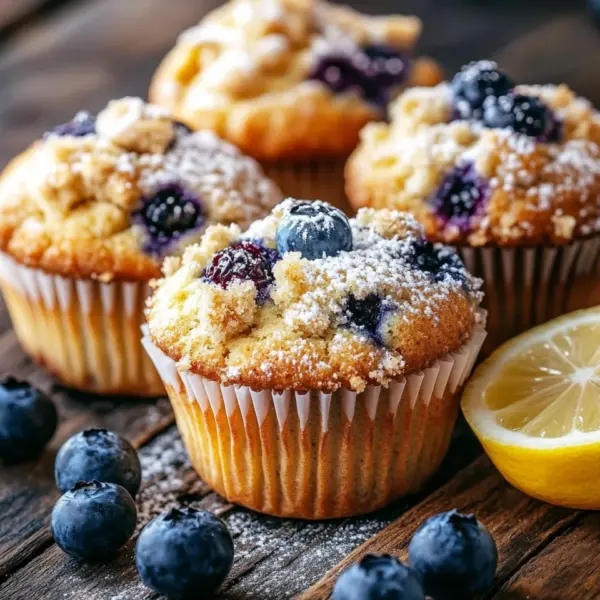 Beste Blaubeer-Streusel-Muffins ever - Jumbo Blueberry-Muffins