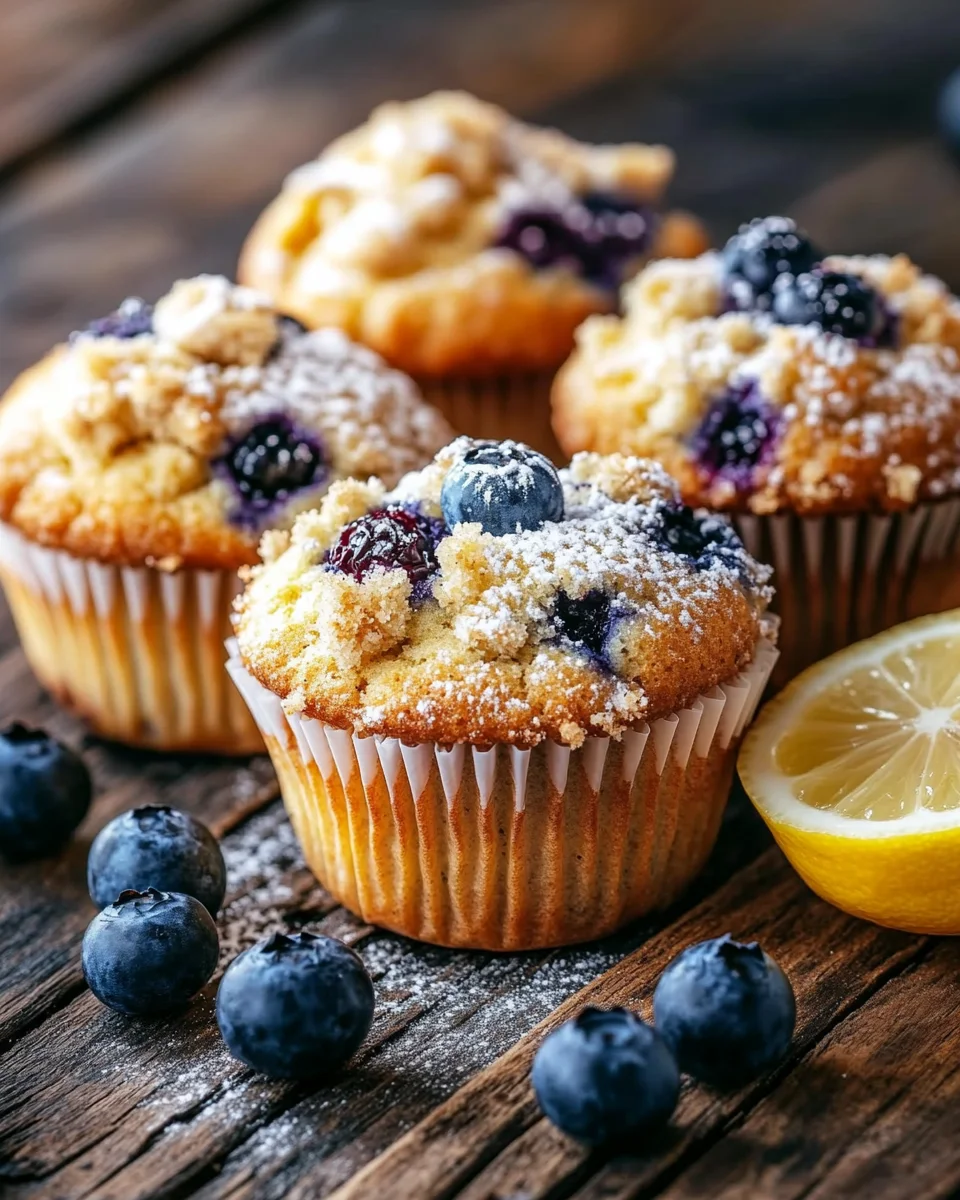 Beste Blaubeer-Streusel-Muffins ever - Jumbo Blueberry-Muffins