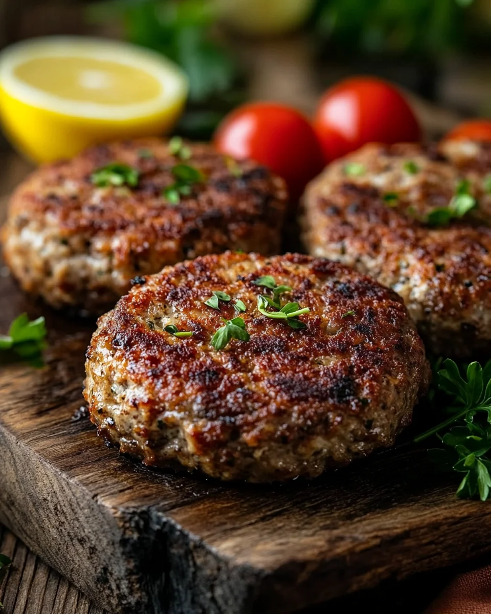 Bifteki – Griechische Frikadellen gefüllt mit Schafskäse 21 Bifteki