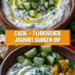 Cacık – Türkischer Joghurt-Gurken-Dip 16 Pinterest Hidden Image