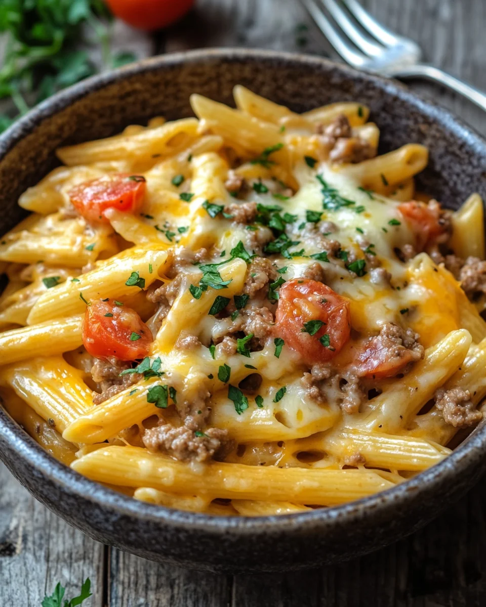 Cheeseburger-Pasta 21 Cheeseburger-Pasta