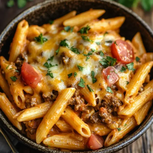Cheeseburger-Pasta