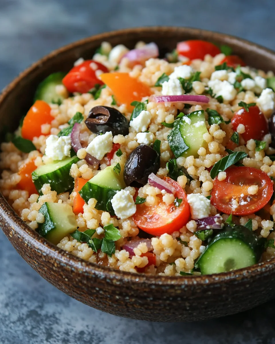Couscous-Salat mit Feta 23 Couscous-Salat
