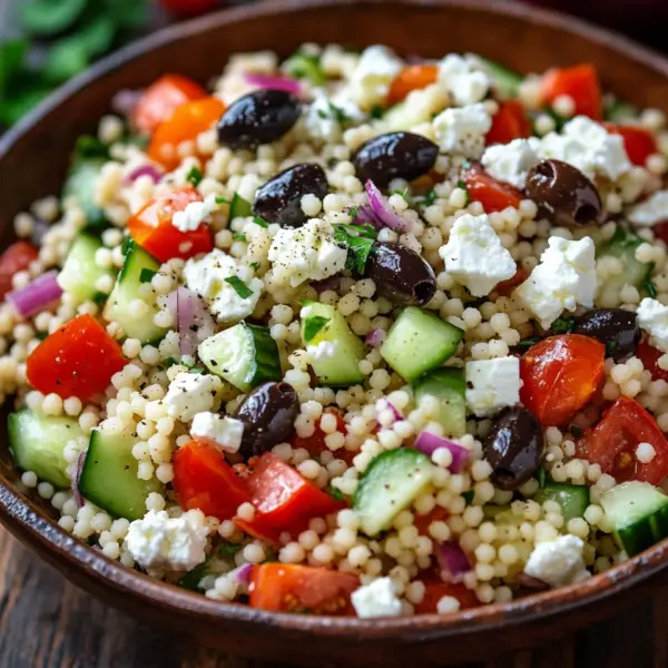 Couscous-Salat mit Feta