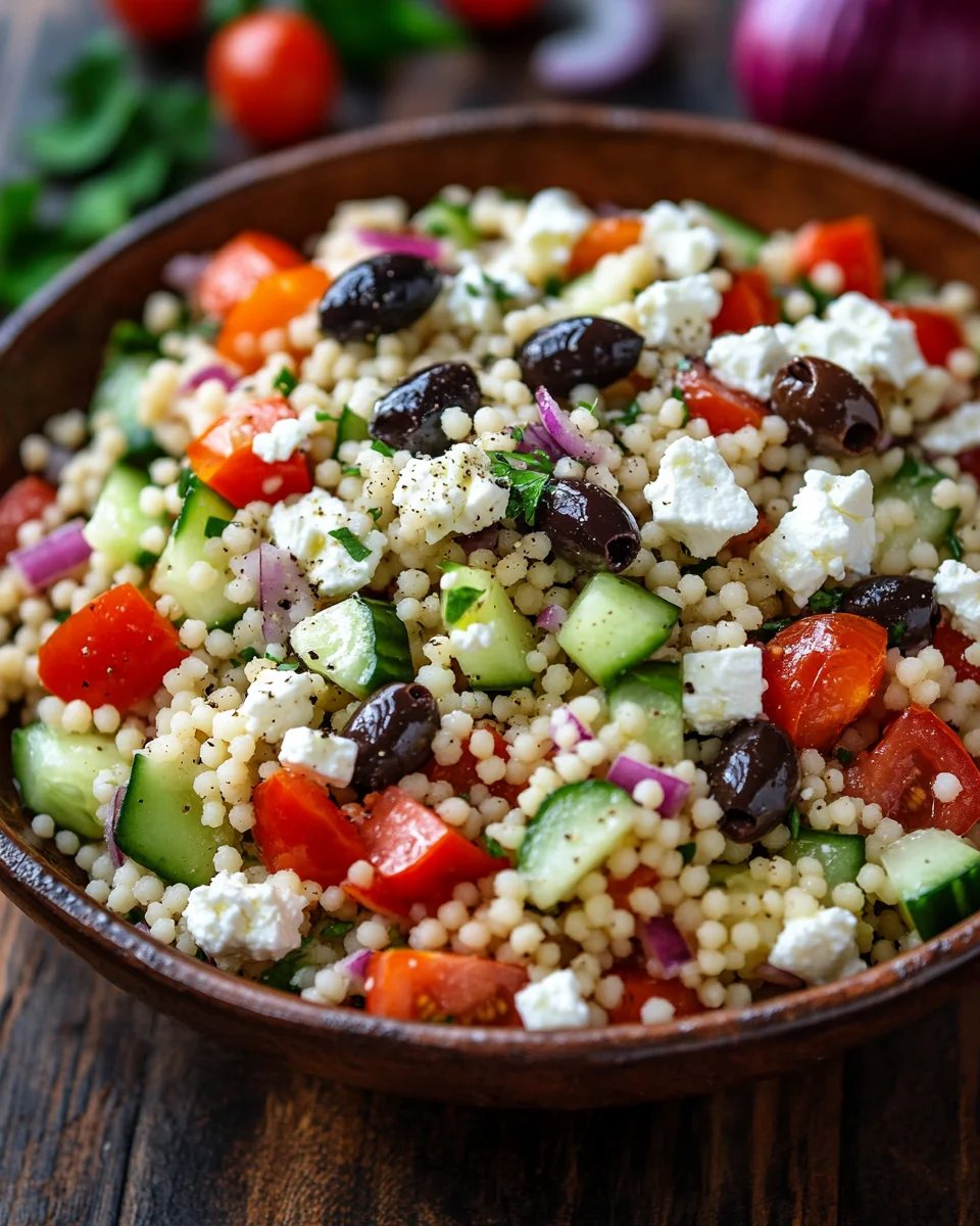 Couscous-Salat mit Feta