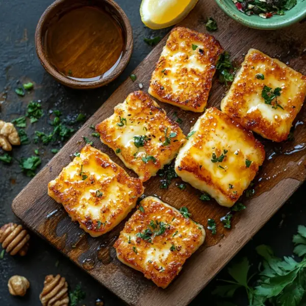 Crispy Pan-Fried Halloumi