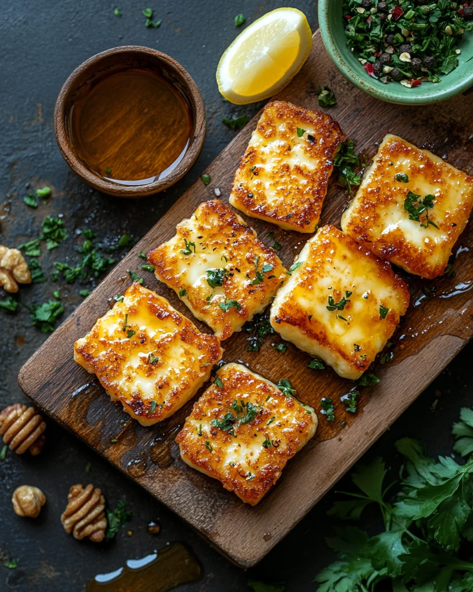 Crispy Pan-Fried Halloumi