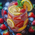 Erdbeer-Zitronen-Limonade selber machen ohne Zucker