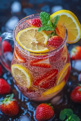 Erdbeer-Zitronen-Limonade selber machen ohne Zucker 19 Erdbeer-Zitronen-Limonade selber machen ohne Zucker