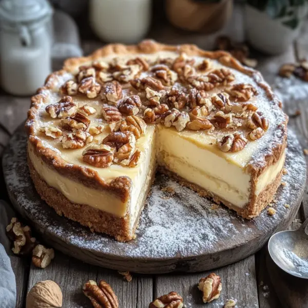 Friss-dich-dumm-Kuchen mit Walnüssen