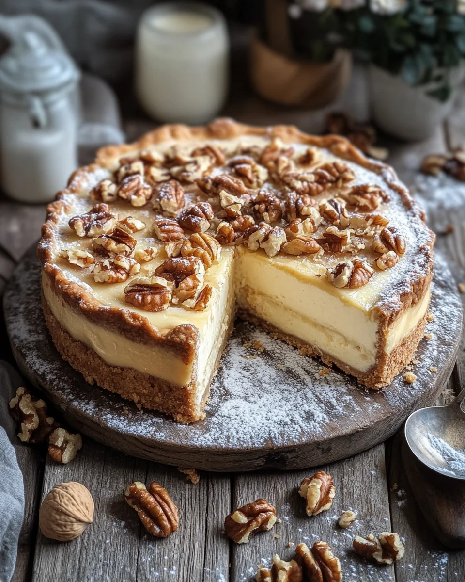 Friss-dich-dumm-Kuchen mit Walnüssen
