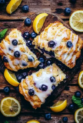 Fruchtige Blaubeer-Scones mit Zitronenguss 22 Fruchtige Blaubeer-Scones mit Zitronenguss