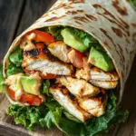 Gegrillter H&auml;hnchen Wrap mit Chipotle Mayo