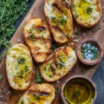Grillbrot mit Oliven&ouml;l und Meersalz