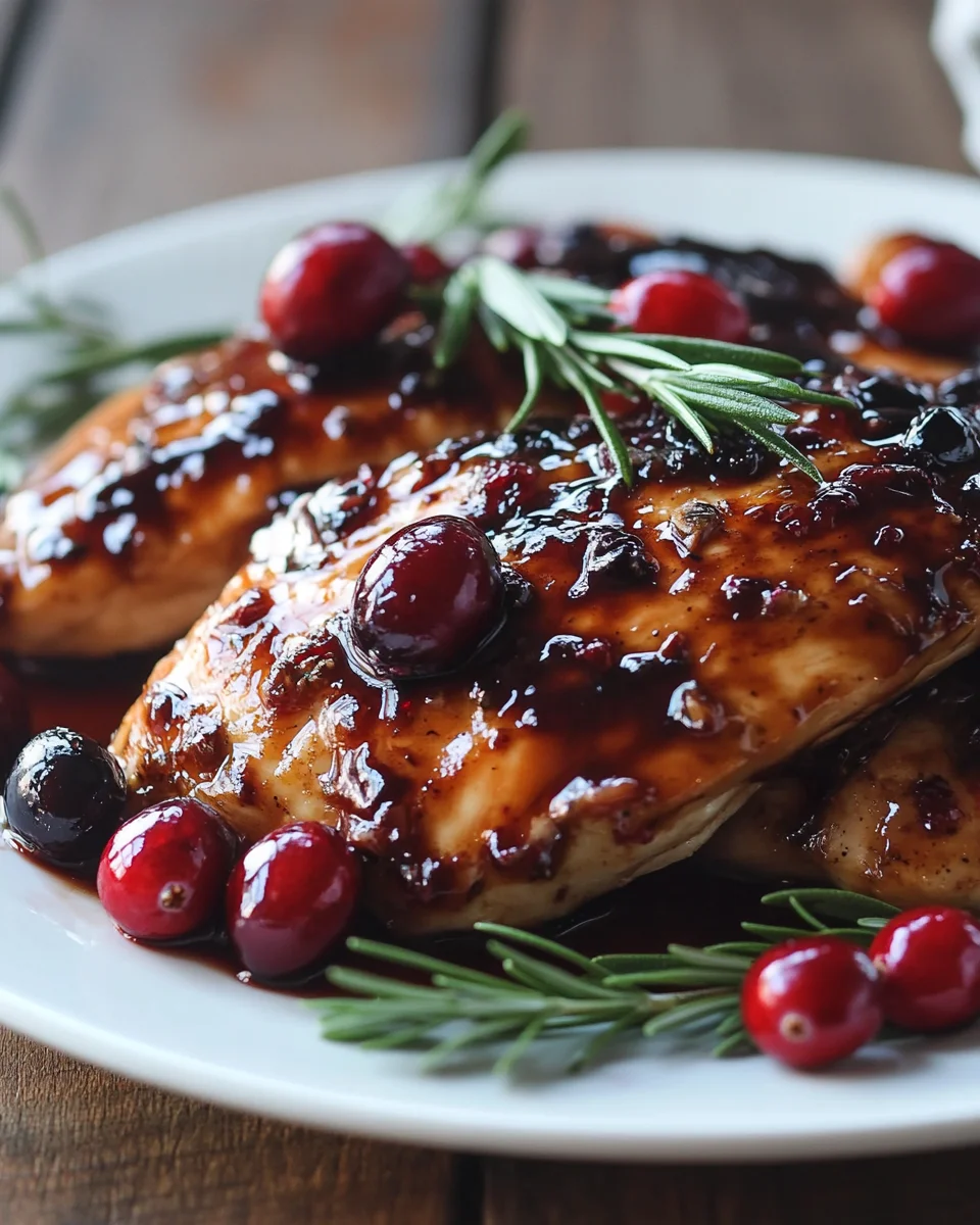 Hähnchen mit Preiselbeer-Balsamico-Glasur 20 Hähnchen
