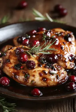 Hähnchen mit Preiselbeer-Balsamico-Glasur 23 Hähnchen mit Preiselbeer-Balsamico-Glasur