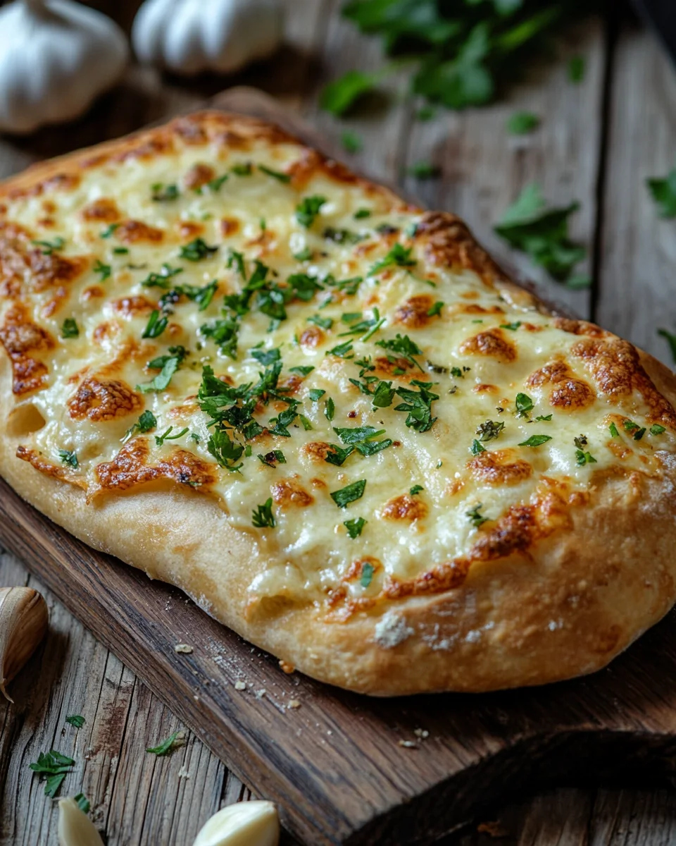 Käse-Knoblauchbrot zum Aufbacken
