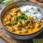 Kichererbsen-Curry mit Kokosmilch
