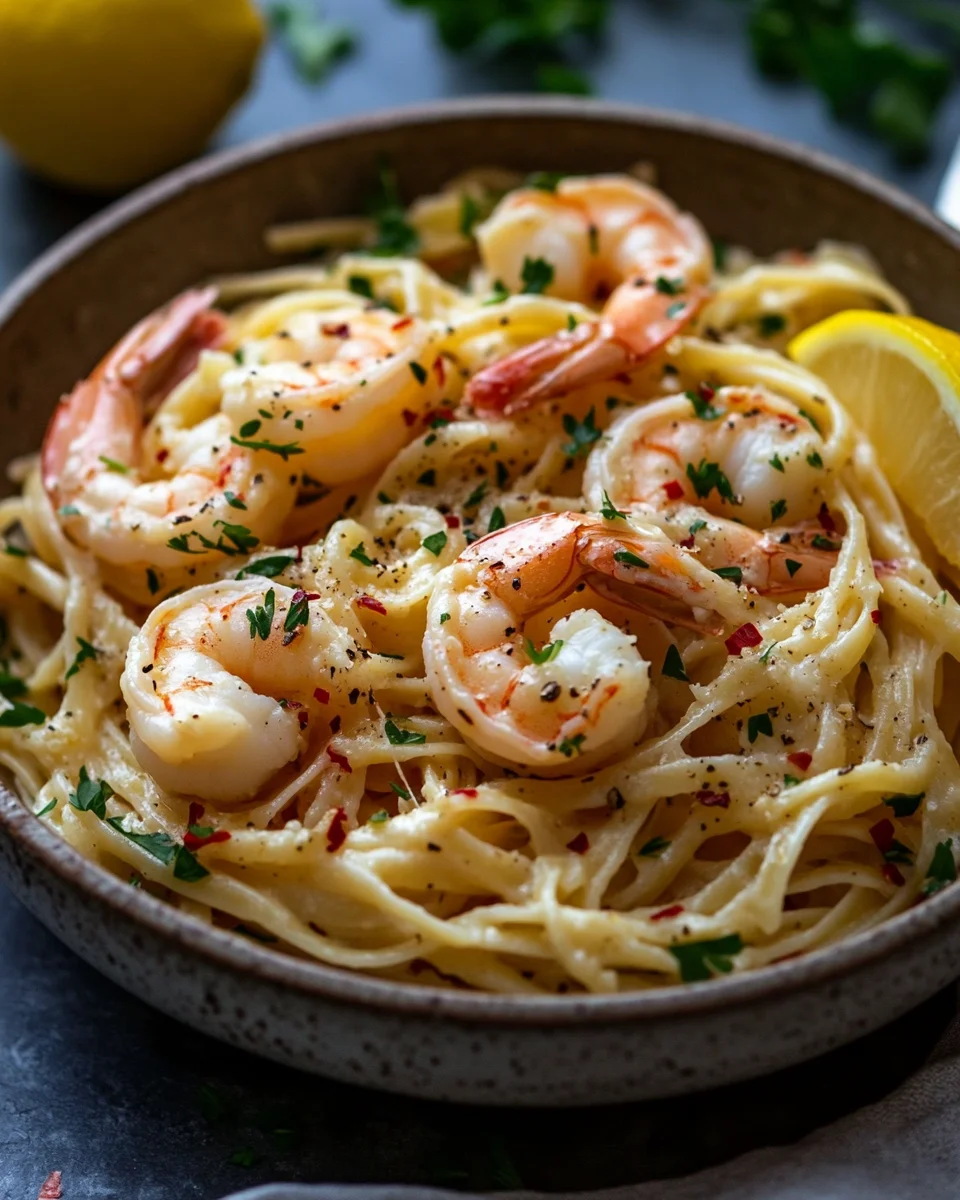 Knoblauch-Butter-Shrimp Pasta 19 Knoblauch-Butter-Shrimp