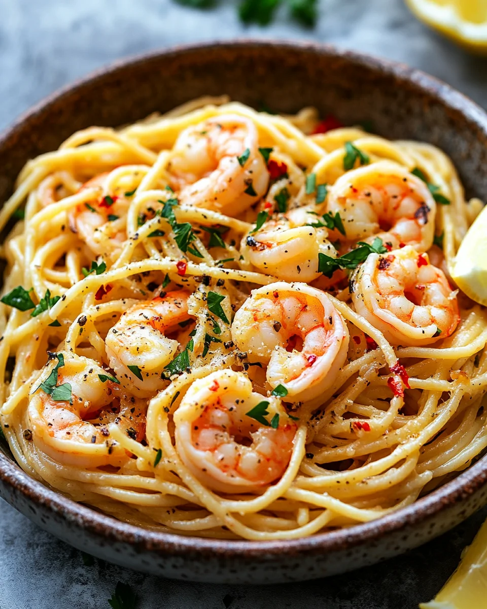 Knoblauch-Butter-Shrimp Pasta 21 Knoblauch-Butter-Shrimp Pasta