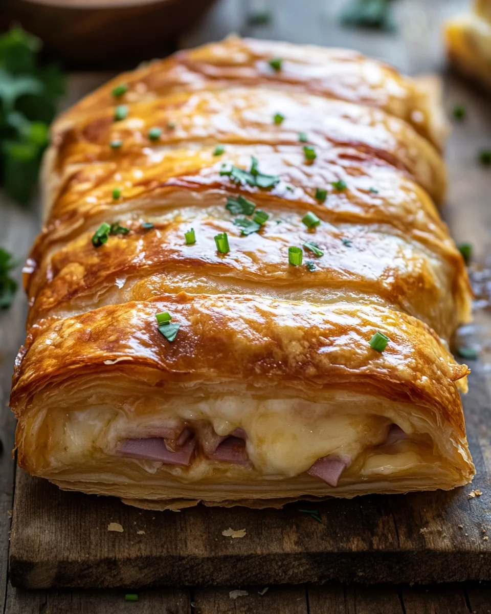 Knusprige Blätterteig-Schinken-Käse 21 Knusprige