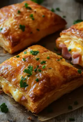 Knusprige Blätterteig-Schinken-Käse 25 Knusprige Blätterteig-Schinken-Käse