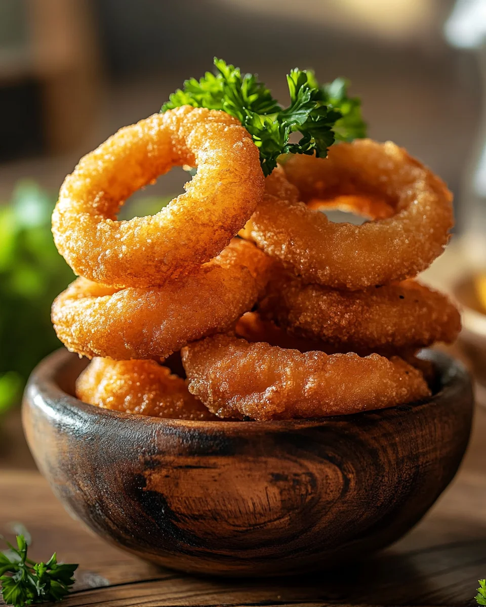 Knusprige Zwiebelringe 20 Knusprige