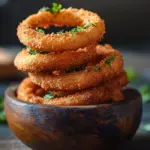 Knusprige Zwiebelringe