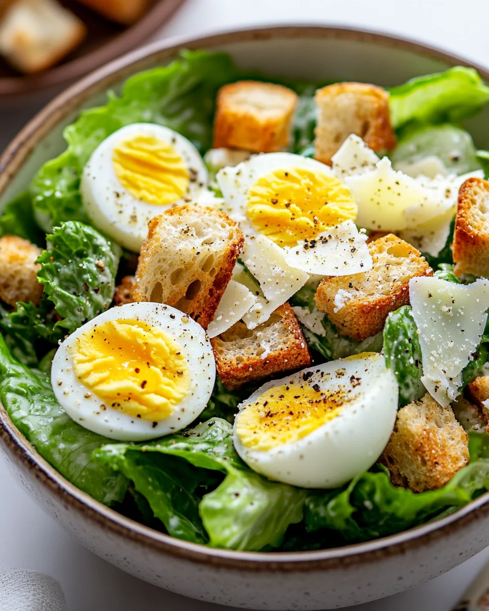 Knuspriger Caesar-Salat