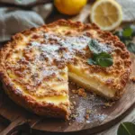 Knuspriger Streuselkuchen mit Vanillepudding wie von Oma
