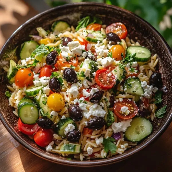 Mediterraner Orzo Salat