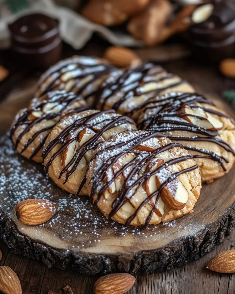 Nougat-Spitzbuben - Mürbe Plätzchen mit Nougat 16 Nougat-Spitzbuben