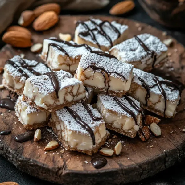 Nougat-Spitzbuben - Mürbe Plätzchen mit Nougat