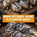 Nougat-Spitzbuben - Mürbe Plätzchen mit Nougat 15 Pinterest Hidden Image